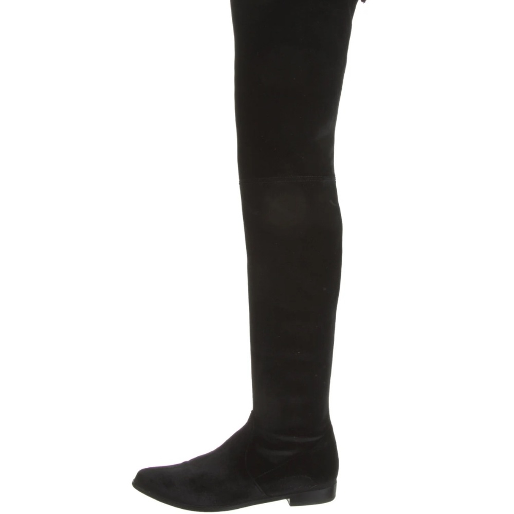 Stuart Weitzman Velvet Boots Women's Size US 7